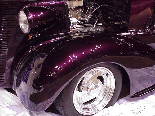 Honda candy black cherry paint #2